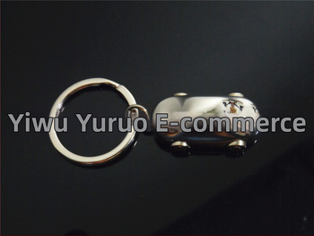 Automobilių raktų pakabukas iš cinko lydinio, automobilio logotipas, Yoo Ruo prekės ženklas, atskirai įpakuotas, tinkamas kaip įmonės dovana