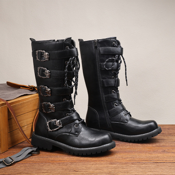 Vyrų Chelsea batai; aukštas shaft, apvali nosis, gumos padas, šoninis užtrauktukas, kvėpuojanti PU viršutinė medžiaga