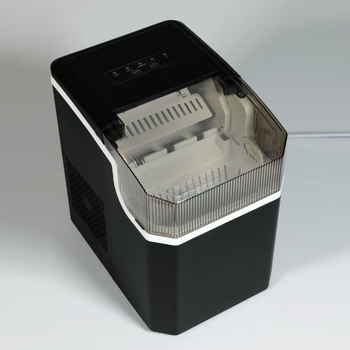 Ledo gaminimo įrenginys — nešiojamas namų ledų gamintojas su automatiniu veikimu (Model Ic0007, 220V, 85W, 1.5L, tinka 3 asmenims)