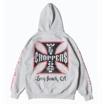 Худи суитшърт с принт с букви, памучна смес, флисе подплата, свободна кройка, стил уличен