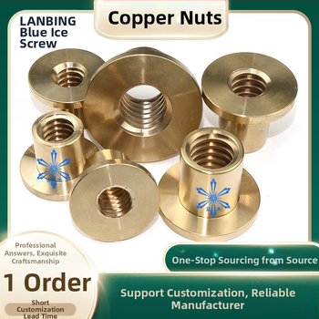 Matica s plosnim licem – bakar, trapezni vodilni vijak MTSPFR/MTSPFL/MTSPNR