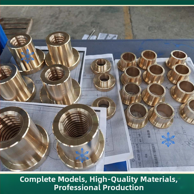 Гайка с фланцово лице за меден трапецовиден водещ винт MTSPFR/MTSPFL/MTSPNR