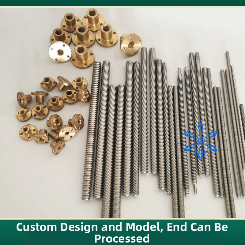 Гайка с фланцово лице за меден трапецовиден водещ винт MTSPFR/MTSPFL/MTSPNR