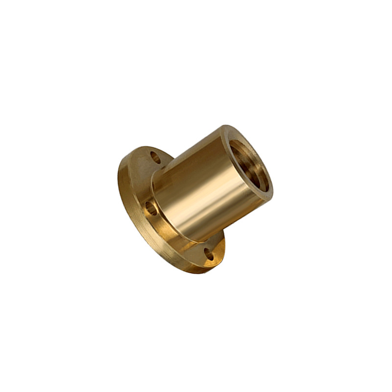 Matica s plosnim licem – bakar, trapezni vodilni vijak MTSPFR/MTSPFL/MTSPNR