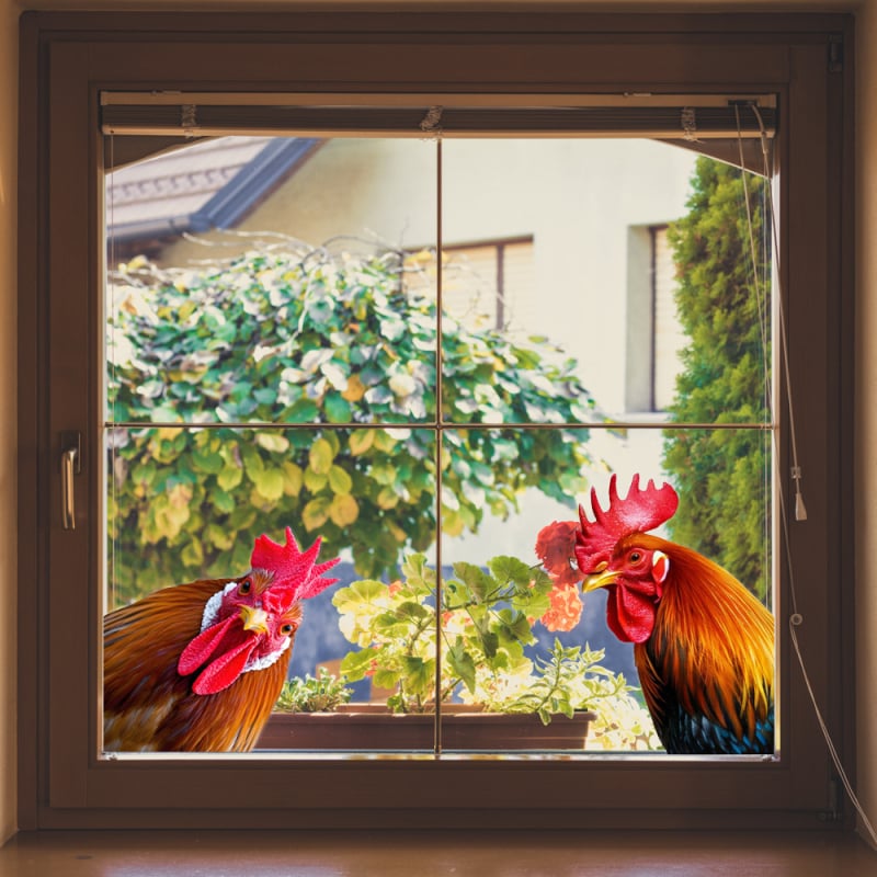 PVC ηλεκτροστατικό αυτοκόλλητο παραθύρου από γυαλί – μάρκα Yivo – μοντέρνο μινιμαλιστικό στυλ