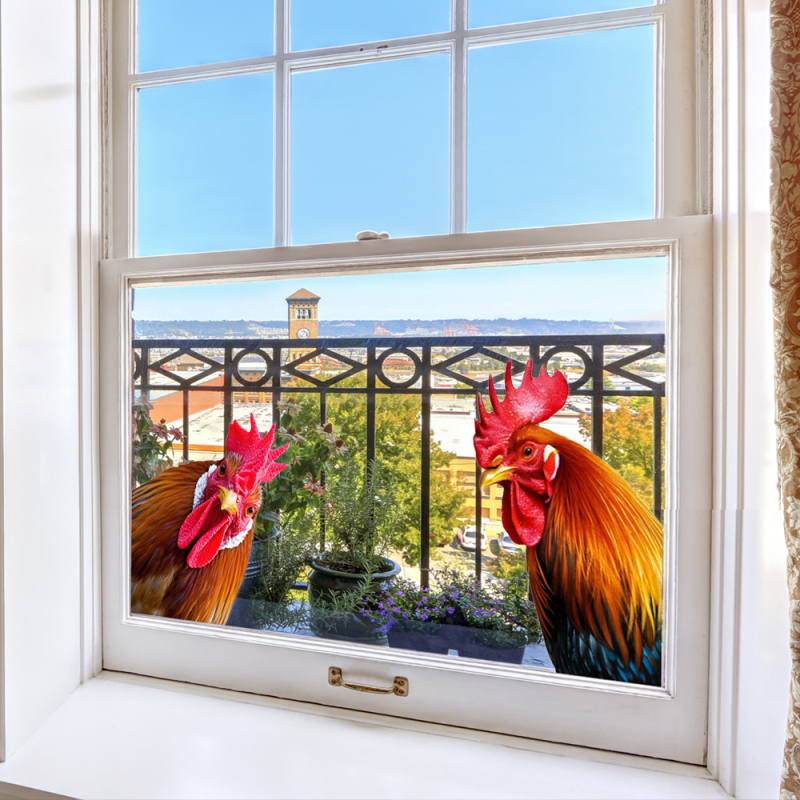 PVC ηλεκτροστατικό αυτοκόλλητο παραθύρου από γυαλί – μάρκα Yivo – μοντέρνο μινιμαλιστικό στυλ