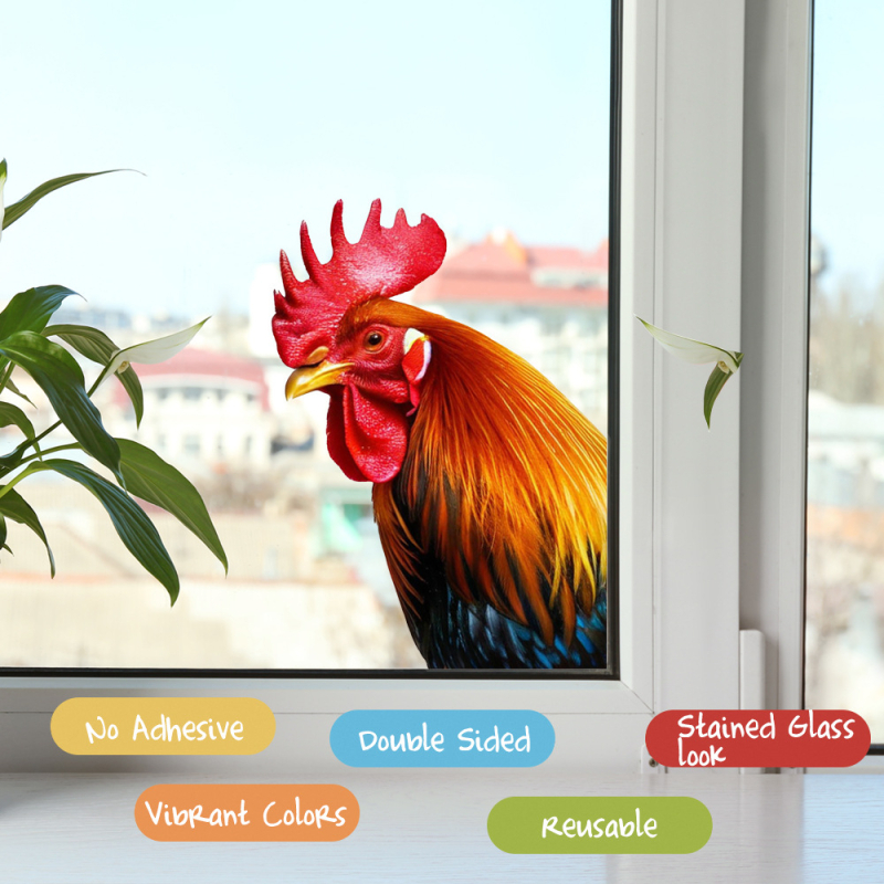 PVC ηλεκτροστατικό αυτοκόλλητο παραθύρου από γυαλί – μάρκα Yivo – μοντέρνο μινιμαλιστικό στυλ