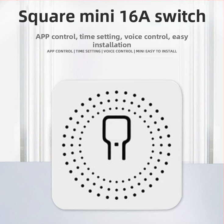 Graffiti WiFi димер превключвател с таймер и гласово управление – ABS корпус, безжично времево управление