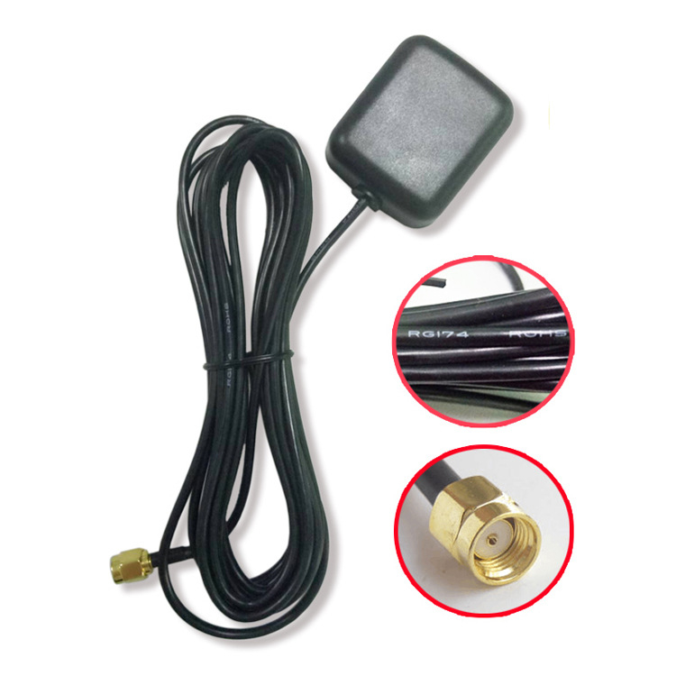 Beidou GPS dviejų režimų automobilinė antena su DVD navigacija, SMA jungtis, ABS korpusas