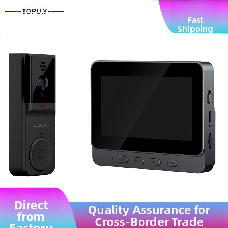 Видео домофон TOPU.Y I5-364 — интелигентен, с дисплей, безжичен интерком и HD видеонаблюдение