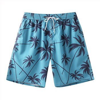 Grids unisex paplūdimio šortai su keturių krypčių ištempimu, poliesteris 95%, 130 g/m², tinkami bėgimui, dviračių sportui, žygiams, žvejybai ir plaukiojimui