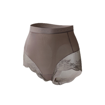 Modelis 297#: Moterų aukšto juosmens kelnaitės iš nailono, kvėpuojantis audinys, įklotas tarpkojyje iš Mulberry šilko