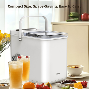 Midea MBJ-12D17E visiškai automatinis namų ledų gamintojas, 220V, 170W, 50Hz