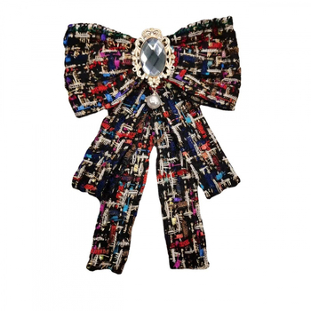 Καρφίτσα με φιόγκο – Χειροποίητο, Μικτές ύλες, Αρχικός σχεδιασμός, Για γυναίκες