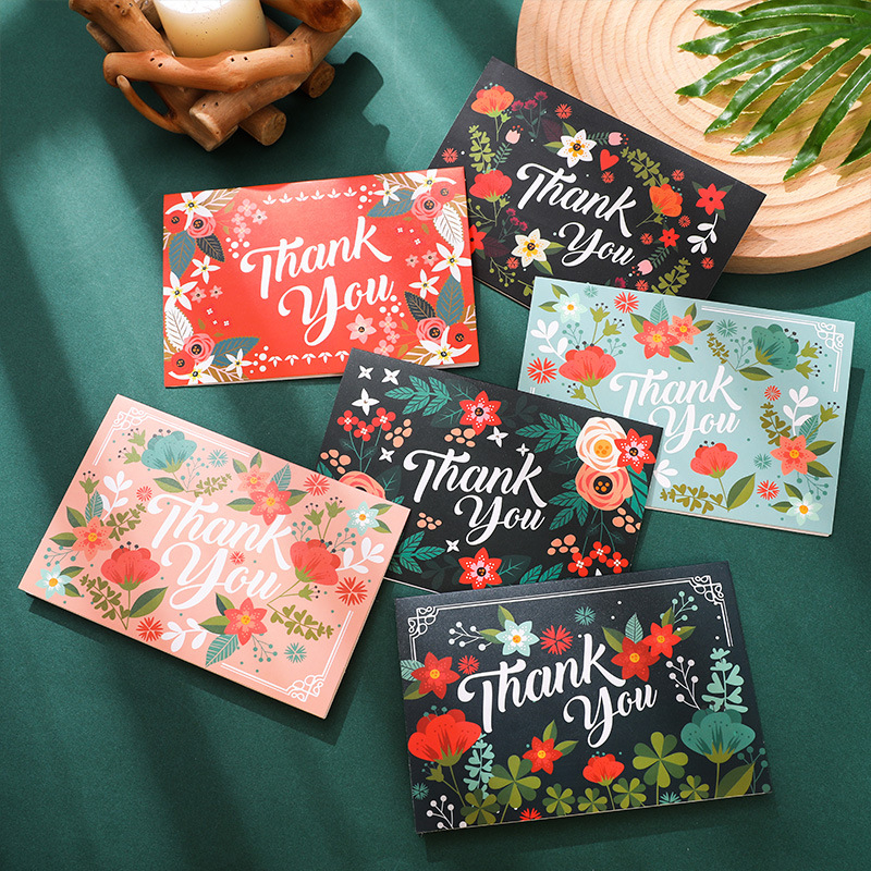 Moyou čestitka - za ručno pisanje, tiska u boji, jednostavan modern stil, papirnata kartica