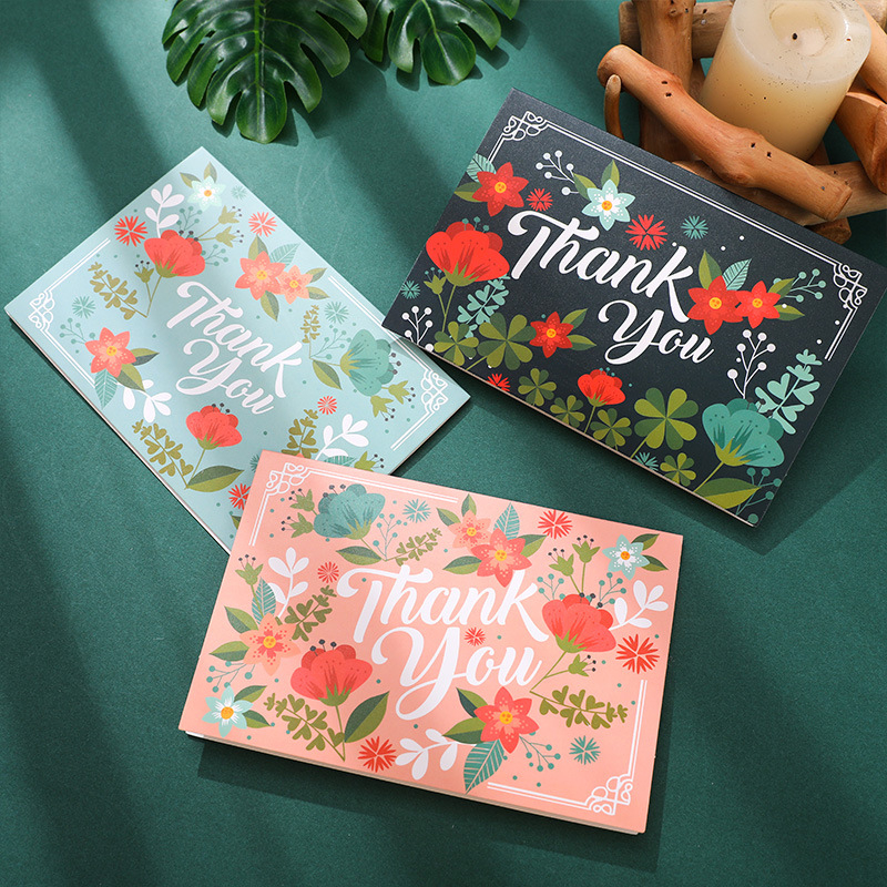 Moyou čestitka - za ručno pisanje, tiska u boji, jednostavan modern stil, papirnata kartica