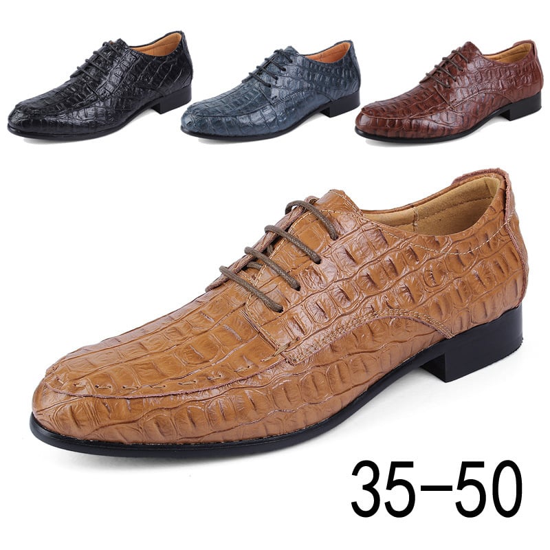 Vyriniai Oxford batai (brogai) iš karvų odos, guma padas, verslo stilius, smailus pirštas