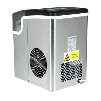 Kompaktiška nerūdijančio plieno ledų gamybos įranga, visiškai automatizuota; talpa 1,5 L, įtampa 100-240V, galia 85W