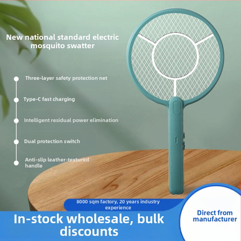 Le Xueer Elektrinis uodų atbaidiklis su įmontuota baterija, USB įkrovimu ir LED apšvietimu, baterijos talpa 1001–1600 mAh, įkrovimo laikas 3–5 valandos