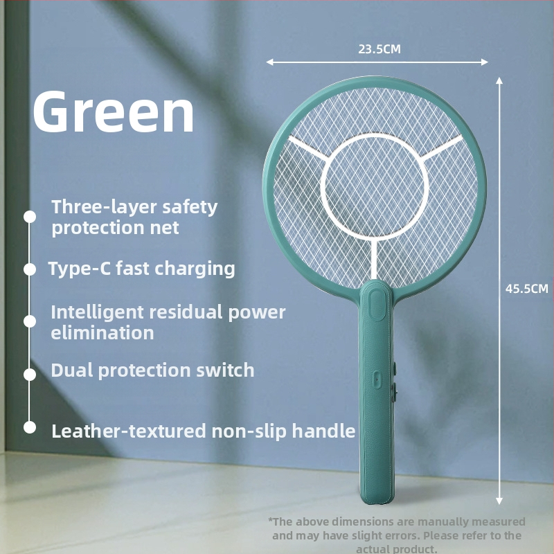 Le Xueer Elektrinis uodų atbaidiklis su įmontuota baterija, USB įkrovimu ir LED apšvietimu, baterijos talpa 1001–1600 mAh, įkrovimo laikas 3–5 valandos