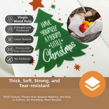 Μίας χρήσεως χαρτοπετσέτα χωρίς σκόνη και τραπεζομαντήλιο για δυτικά εστιατόρια, εκτύπωση λογότυπου, προσαρμοσμένο, 25/50 φύλλα, ύλη: virgin ξύλινος πολτός, υψηλής ποιότητας χαρτί