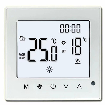 Κεντρικός πίνακας ελέγχου κλιματισμού με διπλή οθόνη, Wi‑Fi απομακρυσμένος έλεγχος για υδραυλικό σύστημα ψύξης, εγκατάσταση σε κουτί τύπου 86, τάση AC220V