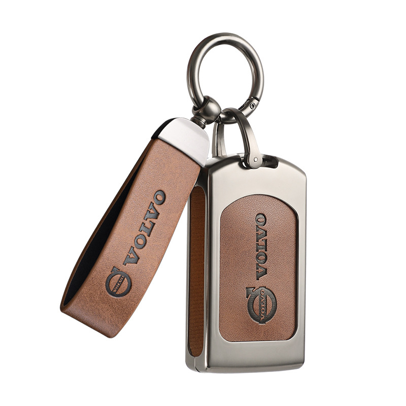 Volvo raktų dėkliukas su sagtimi – cinko lydinys, aukštos kokybės, suderinamas su XC60, XC90, S90, S60, V40, V90, S60L