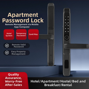 Κλειδαριά με αποτύπωμα δακτυλικού για πόρτες - Ανοξείδωτος χάλυβας, μοντέλο Broken Bridge Aluminum Door, μάρκα Jiadeyi, για ξενοδοχείο