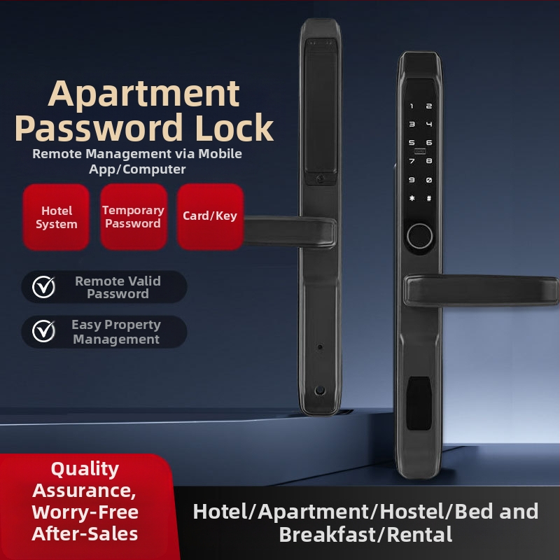 Κλειδαριά με αποτύπωμα δακτυλικού για πόρτες - Ανοξείδωτος χάλυβας, μοντέλο Broken Bridge Aluminum Door, μάρκα Jiadeyi, για ξενοδοχείο