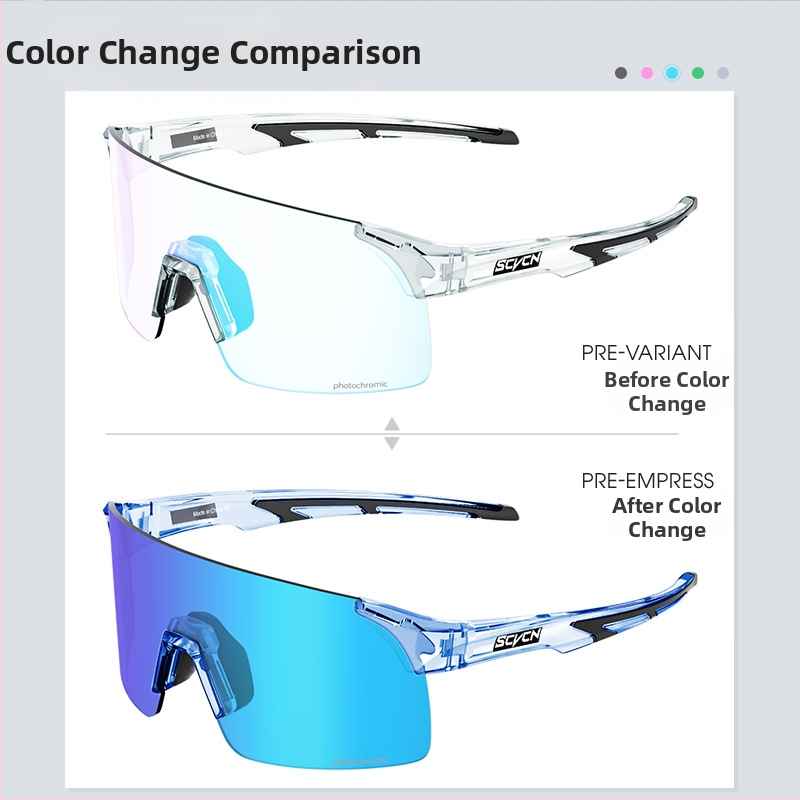 SCVCN Dviračių akiniai su TR90 rėmeliu, atsparūs vėjui, suderinami su dioptriniais akiniais