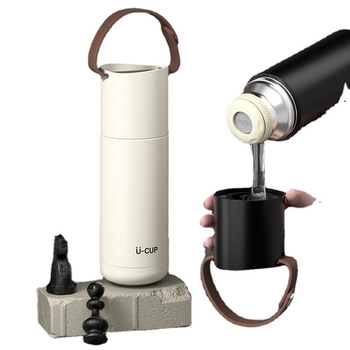 Θερμός κύπελλο από ανοξείδωτο χάλυβα 304, διπλού τοιχώματος κενού, φορητό για εξωτερική χρήση, προσαρμοσμένο λογότυπο