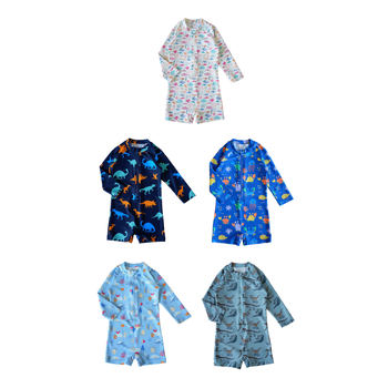 Παιδικό ολόσωμο μαγιό με μακριά μανίκια, UV προστασία και γρήγορο στέγνωμα, πολυεστέρας, για κορίτσια 1–8 ετών