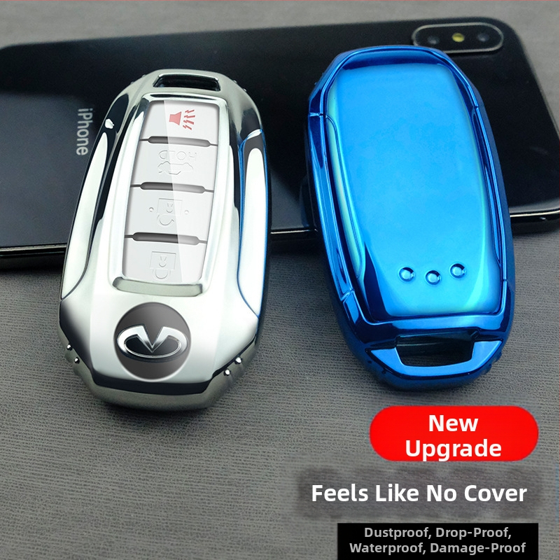 Infiniti raktų dėklas QX50 ir QX60 – TPU minkšta guma, etninis stilius