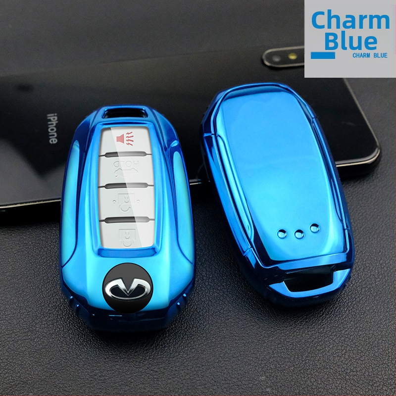 Infiniti raktų dėklas QX50 ir QX60 – TPU minkšta guma, etninis stilius