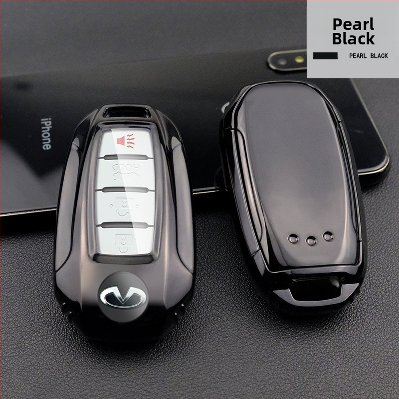 Infiniti raktų dėklas QX50 ir QX60 – TPU minkšta guma, etninis stilius