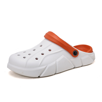 Vyriniai vasariniai sandalai su uždaru priekiu, kvėpuojantys, EVA padas, viršutinė dalis – sintetinė oda, sagties užsegimas