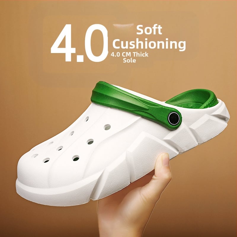 Vyriniai vasariniai sandalai su uždaru priekiu, kvėpuojantys, EVA padas, viršutinė dalis – sintetinė oda, sagties užsegimas