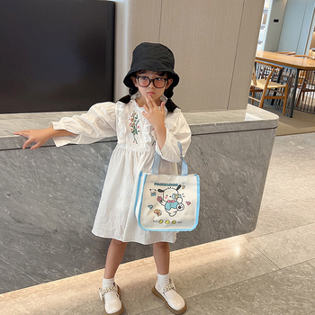 Drobės tote krepšys su didele talpa, gyvūnų raštas, nailono pamušalas, unisex kasdieniniam naudojimui