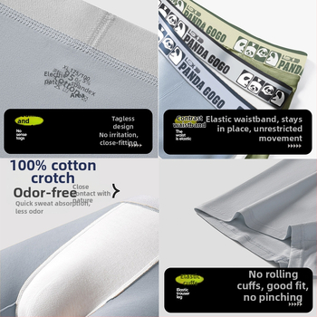 Vyriski sportiniai bokseriai The beauty of him (kvėpuojantys, greitai džiūstantys, antibakteriniai; medvilnės mezginys; 90–95% medvilnės; vidutinio liemens aukštis; paaugliams)