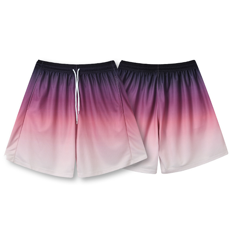 Unisex plaukimo šortai su atspaudu, poliesterio pluošto mišinys, 100% poliesterio pamušalas, tinkami plaukimui ir vandens sportams