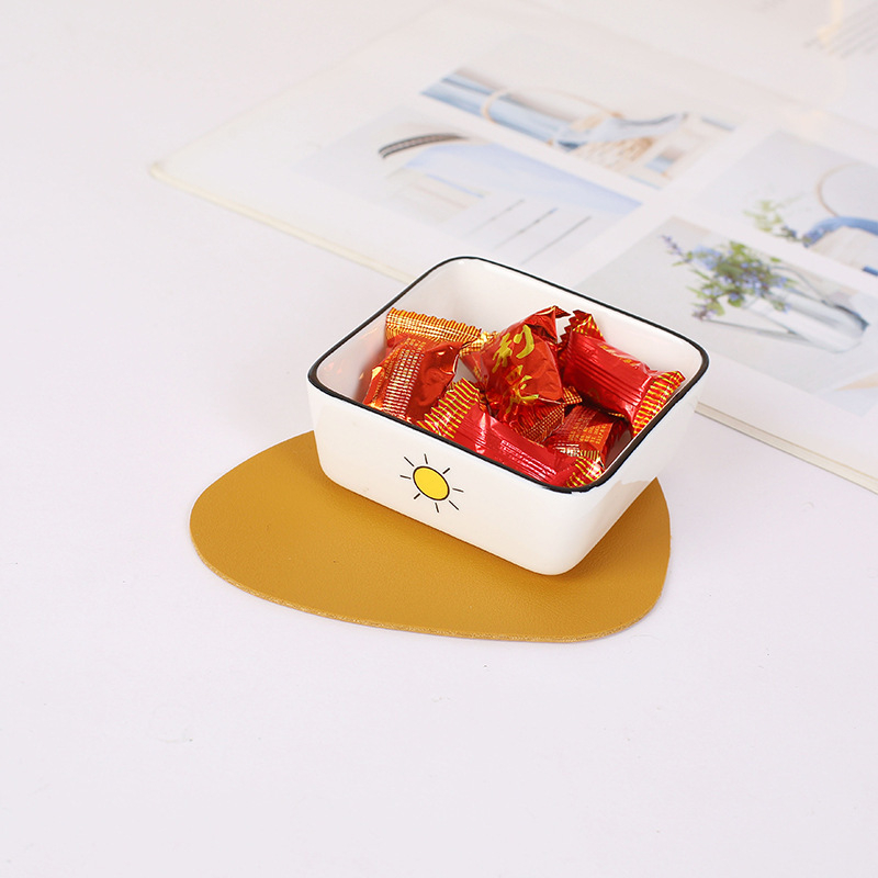 Odinis padėklas puodeliui, nereguliarus kontūras, šiuolaikiškas paprastumas, prekės ženklas The Emperor of the Boat