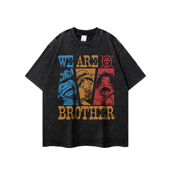 Μακρυμάνικη T-shirt από καθαρό βαμβάκι, στρογγυλή λαιμόκοψη, εκτύπωση καρτούν, διαπνέουσα και απομάκρυνση υγρασίας