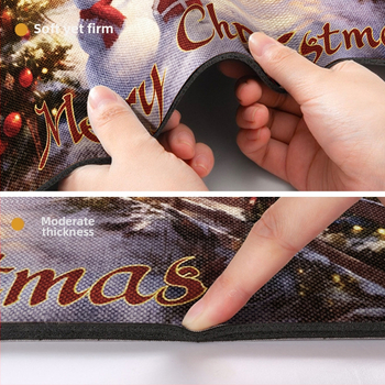 Χαλάκι μπάνιου τετράγωνο, απορροφητικό δέρμα, μηχανικά υφαντό, anime στιλ, σχέδιο κινούμένων σχεδίων