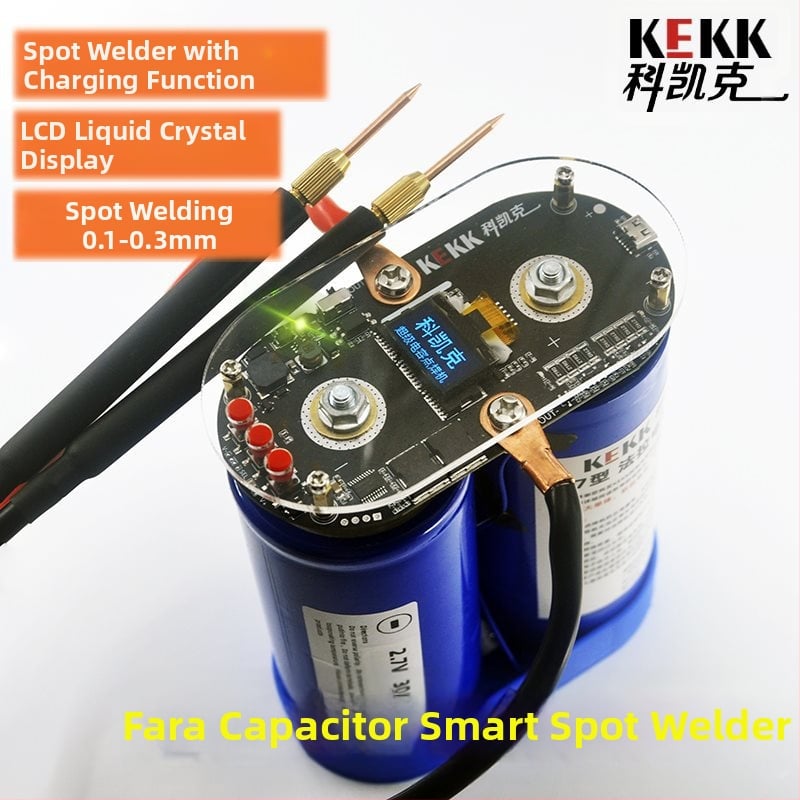 K7 LCD ekranas su išmaniuoju valdymu, dvigubo impulso taškavimo suvirinimo įrenginys, valdymo plokštė Li-ion 18650 baterijoms, DIY priedas, modelis 1003502694