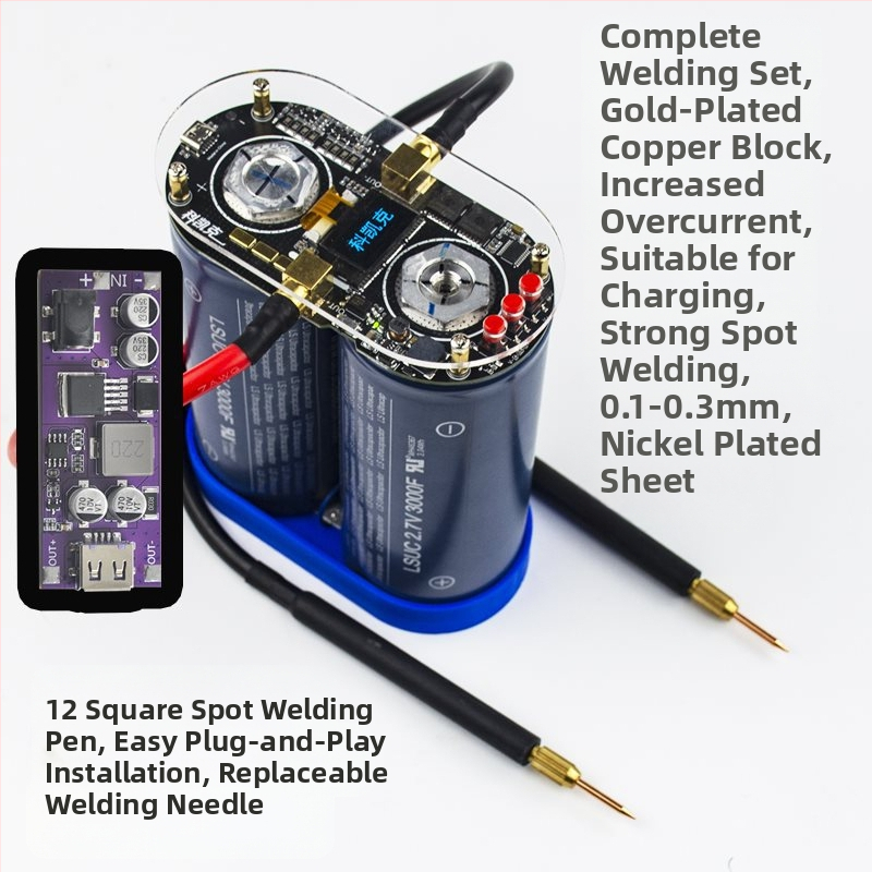 K7 LCD ekranas su išmaniuoju valdymu, dvigubo impulso taškavimo suvirinimo įrenginys, valdymo plokštė Li-ion 18650 baterijoms, DIY priedas, modelis 1003502694