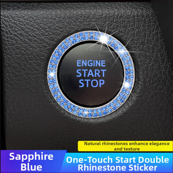 Κλειδί αυτοκινήτου με δαχτυλίδι εκκίνησης ενός πατήματος – VIP δαχτυλίδι εκκίνησης με διαμάντι, προσαρμογή λογότυπου, υλικό ψευδάργυρος, μάρκα Karbaer