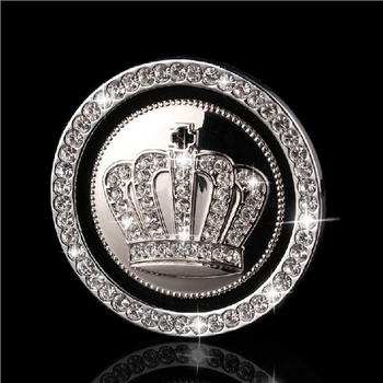 Κλειδί αυτοκινήτου με δαχτυλίδι εκκίνησης ενός πατήματος – VIP δαχτυλίδι εκκίνησης με διαμάντι, προσαρμογή λογότυπου, υλικό ψευδάργυρος, μάρκα Karbaer