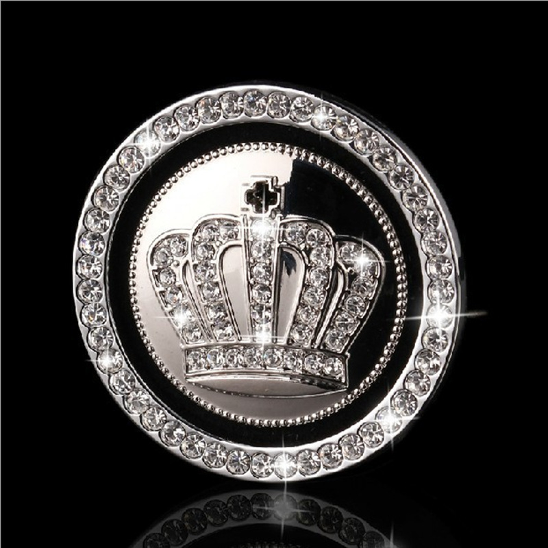 Inel de cheie pentru mașină cu pornire la atingere – inel VIP cu diamant, personalizare cu logo; marcă Karbaer; material: aliaj zinc