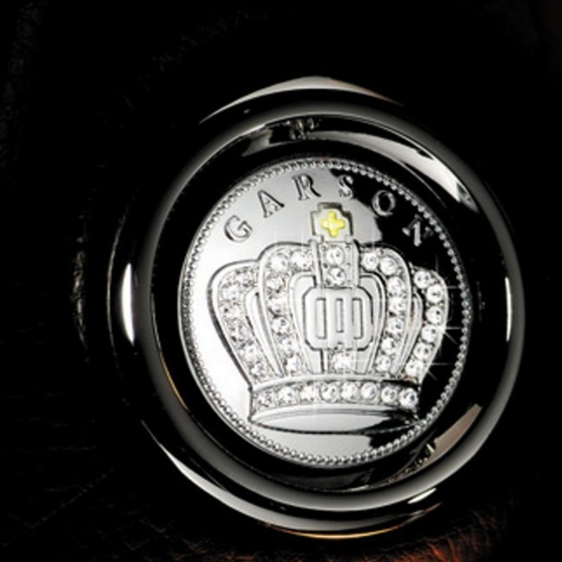 Inel de cheie pentru mașină cu pornire la atingere – inel VIP cu diamant, personalizare cu logo; marcă Karbaer; material: aliaj zinc