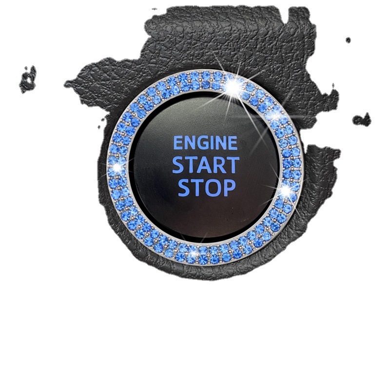 Inel de cheie pentru mașină cu pornire la atingere – inel VIP cu diamant, personalizare cu logo; marcă Karbaer; material: aliaj zinc